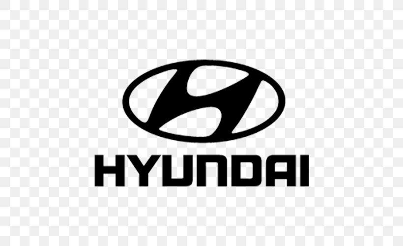 Hyundai Motor Company Logo Hyundai Starex Hyundai Entourage, PNG, 500x500px, Hyundai, Area, Black, Black And White, Blue Download Free