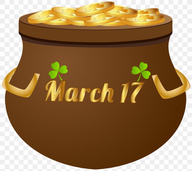 Saint Patrick's Day Clip Art, PNG, 8000x7109px, Gold, Animation, Cuisine, Dish, Editing Download Free