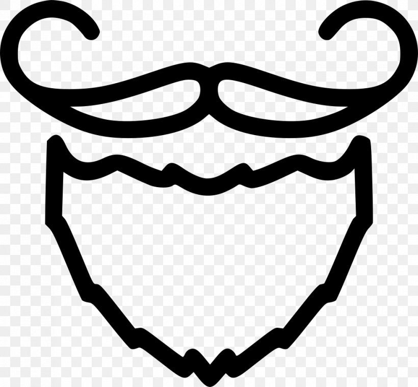 Vector Graphics Beard Moustache Royalty-free Image, PNG, 980x908px, Beard, Black And White, Eyewear, Line Art, Moustache Download Free