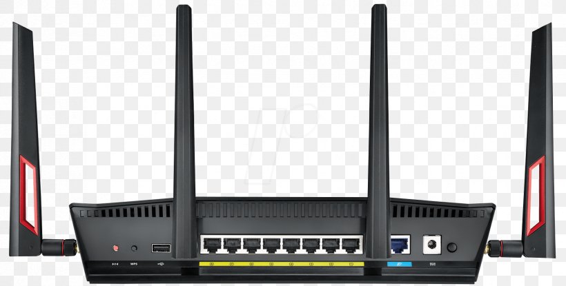 Wireless-AC3100 Dual Band Gigabit Router RT-AC88U AC1200 Gigabit Dual Band AC Router RT-AC1200G+ Wireless Router IEEE 802.11ac, PNG, 1677x849px, Router, Asus, Computer, Computer Network, Electronics Download Free
