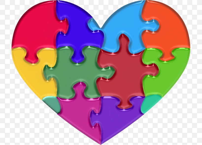 Jigsaw Puzzles World Autism Awareness Day Autistic Spectrum Disorders Child, PNG, 727x589px, Watercolor, Cartoon, Flower, Frame, Heart Download Free
