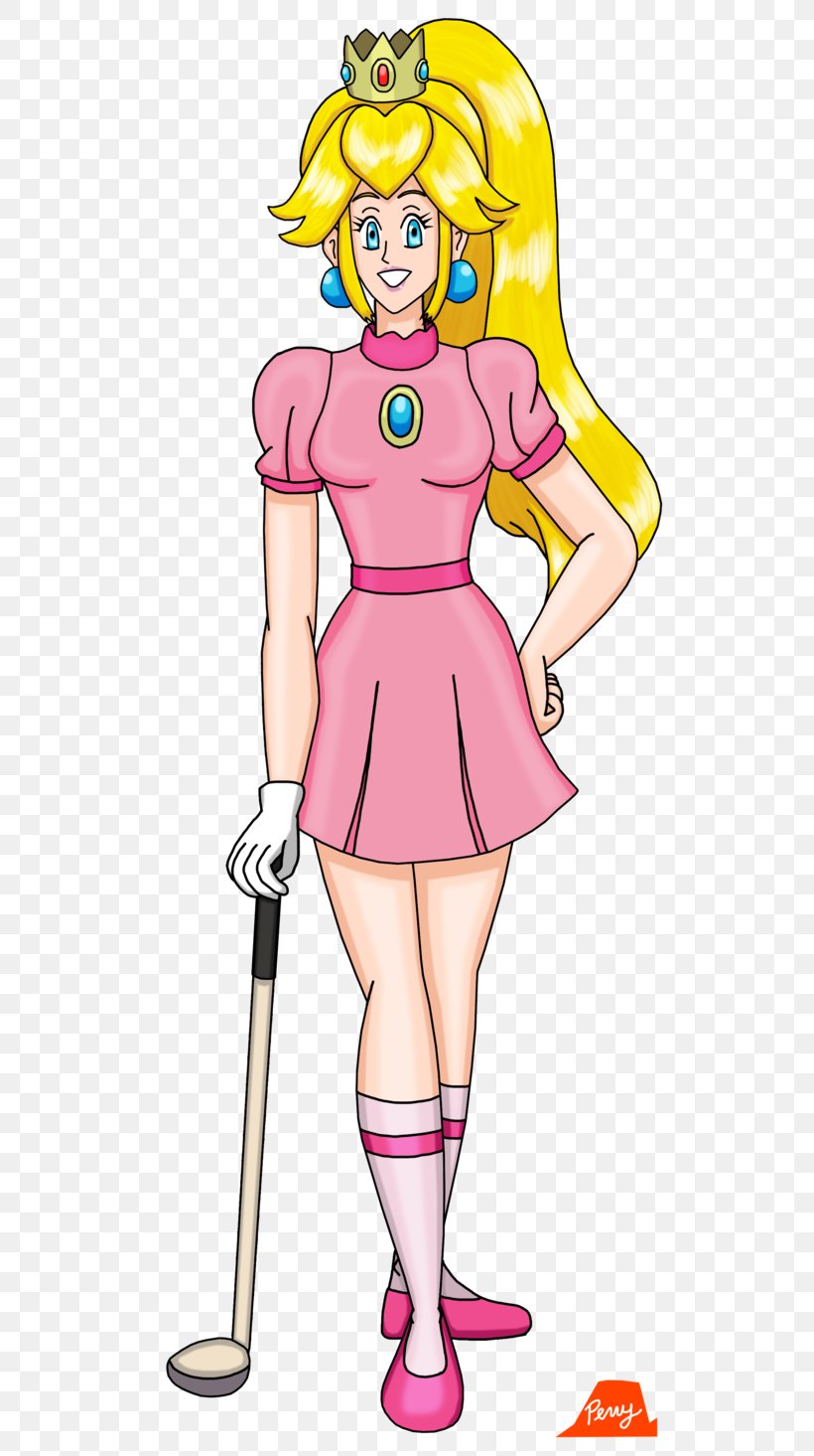 Mario Golf: World Tour Mario Golf: Advance Tour Princess Peach Game Boy Advance, PNG, 544x1465px, Watercolor, Cartoon, Flower, Frame, Heart Download Free