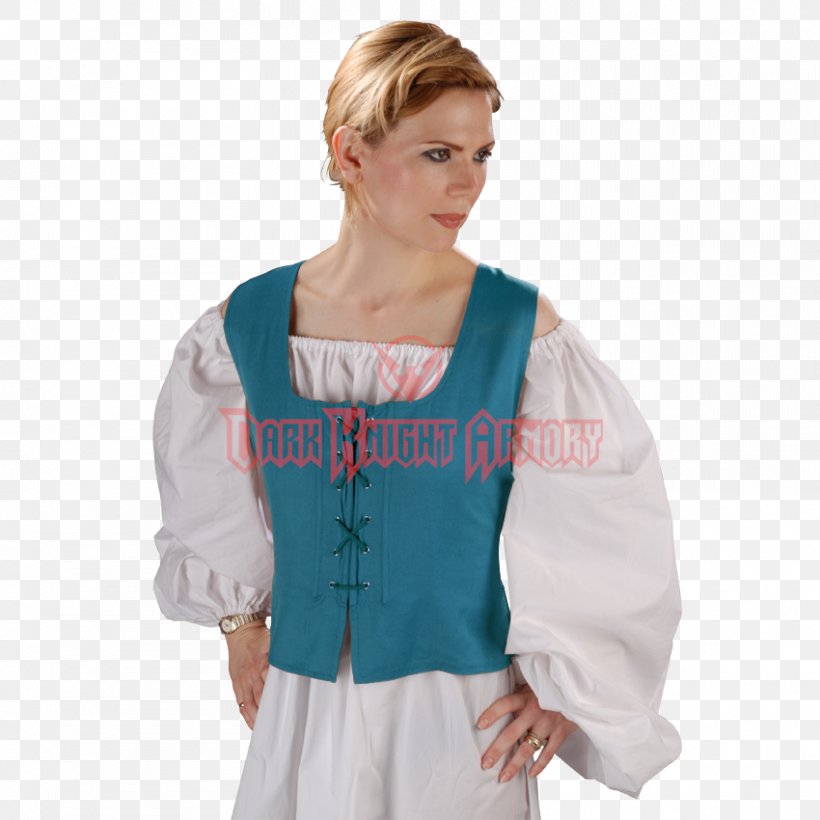 Sleeve Shoulder Middle Ages Bodice Blouse, PNG, 850x850px, Sleeve, Abdomen, Blouse, Bodice, Brown Download Free