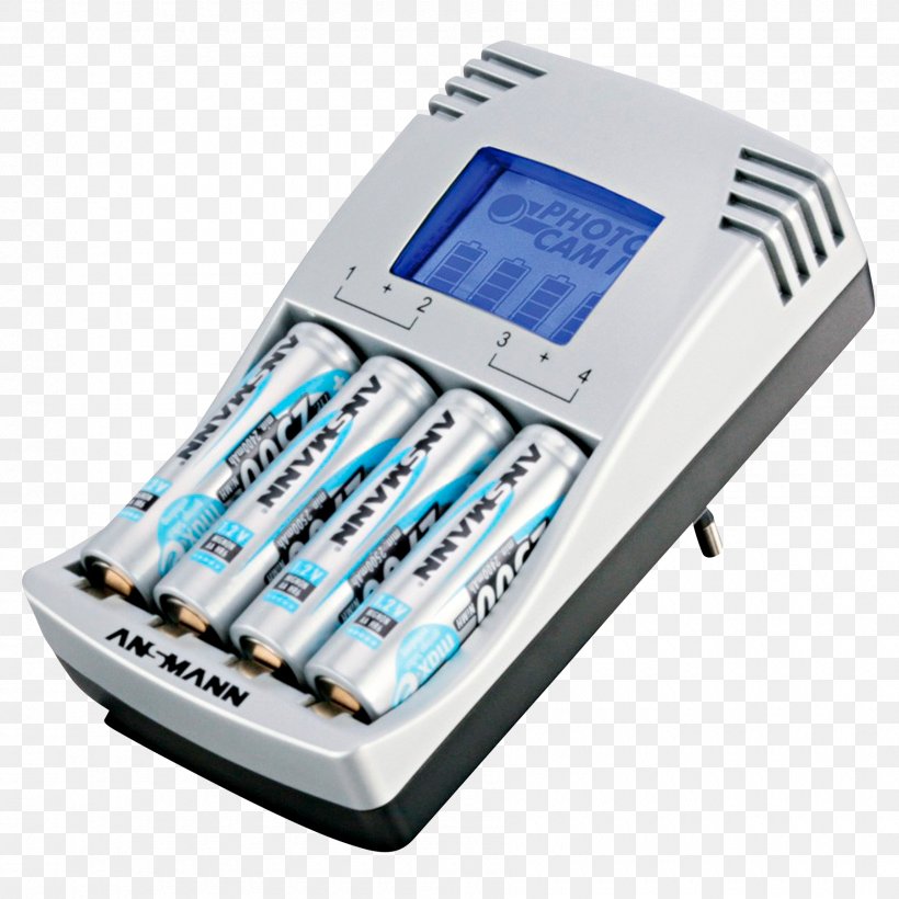 Battery Charger Nickel–metal Hydride Battery AAA Battery, PNG, 1800x1800px, Battery Charger, Aa Battery, Aaa Battery, Ac Power Plugs And Sockets, Ampere Hour Download Free