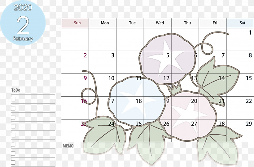 February 2020 Calendar February 2020 Printable Calendar 2020 Calendar, PNG, 2999x1982px, 2020 Calendar, February 2020 Calendar, Circle, Diagram, February 2020 Printable Calendar Download Free