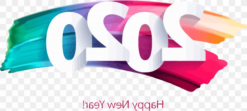 Happy New Year 2020 Happy 2020 2020, PNG, 3754x1692px, 2020, Happy New Year 2020, Banner, Happy 2020, Logo Download Free