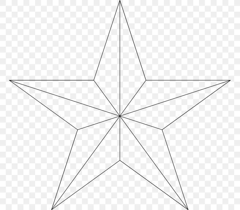 Nautical Star Sailor Tattoos Pentagram, PNG, 757x720px, Nautical Star, Area, Black And White, Fivepointed Star, Flash Download Free