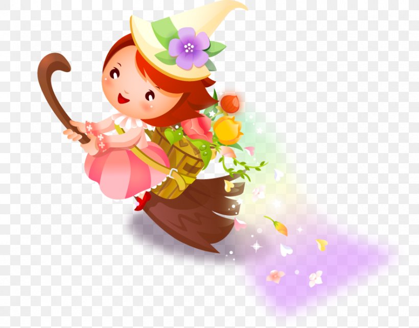 Broom Cartoon Boszorkxe1ny, PNG, 882x692px, Broom, Art, Cartoon, Fictional Character, Flower Download Free