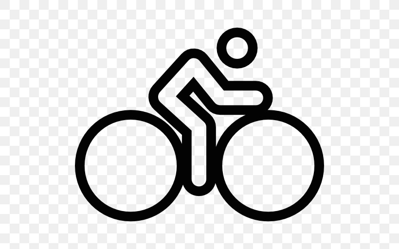Bicycle, PNG, 512x512px, Bicycle, Area, Black And White, Cycling, Line Art Download Free