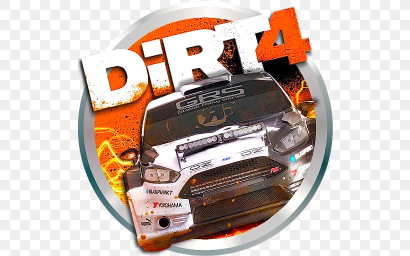 Dirt 4 Colin McRae: Dirt 2 Dirt Rally Dirt 3, PNG, 512x512px, Dirt 4, Automotive Design, Brand, Colin Mcrae Dirt, Colin Mcrae Dirt 2 Download Free