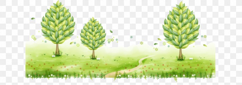 Adobe Illustrator Euclidean Vector Poster, PNG, 1460x514px, Poster, Commodity, Conifer, Grass, Grass Family Download Free