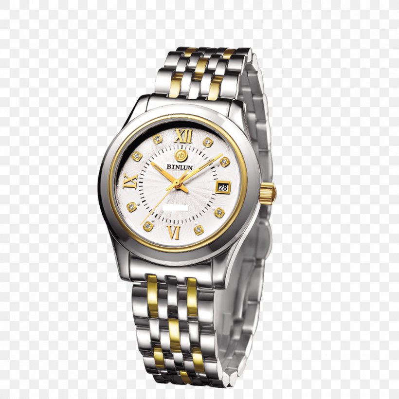 Mechanical Watch Gold Plating Automatic Watch Diamond, PNG, 1000x1000px, Watch, Automatic Watch, Brand, Clock, Diamond Download Free