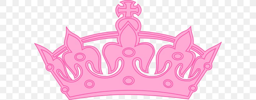 Crown Tiara Princess Pink Clip Art, PNG, 600x322px, Crown, Fashion Accessory, Free, King, Magenta Download Free