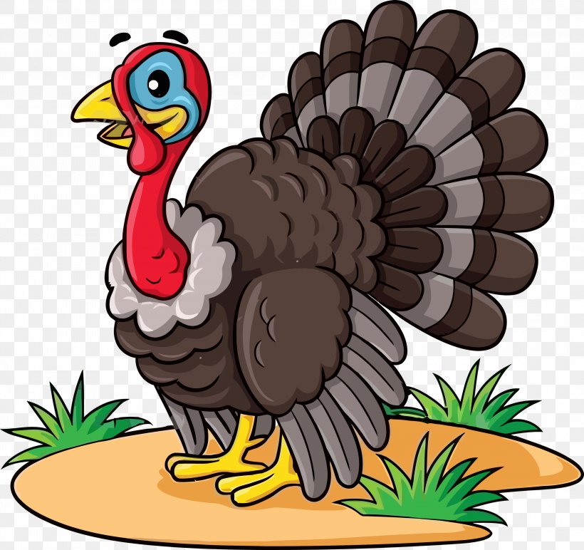 Thanksgiving Turkey, PNG, 3000x2828px, Thanksgiving Turkey, Beak, Bird,  Cartoon, Flightless Bird Download Free