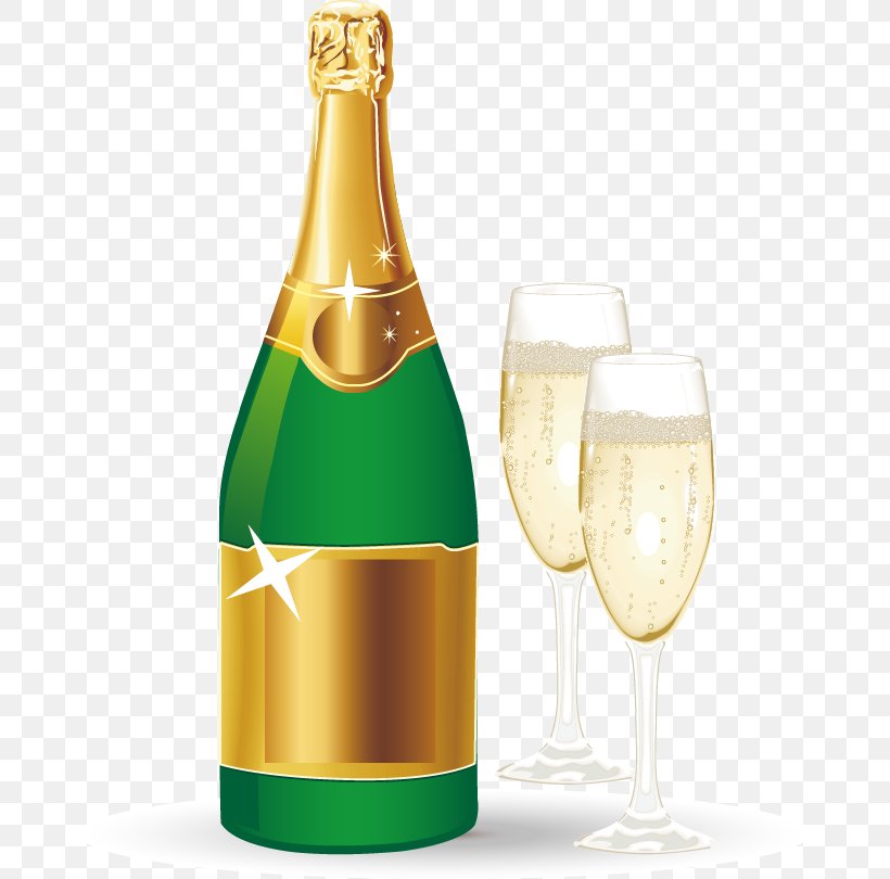 Champagne Bottle Illustration, PNG, 673x810px, Champagne, Alcoholic