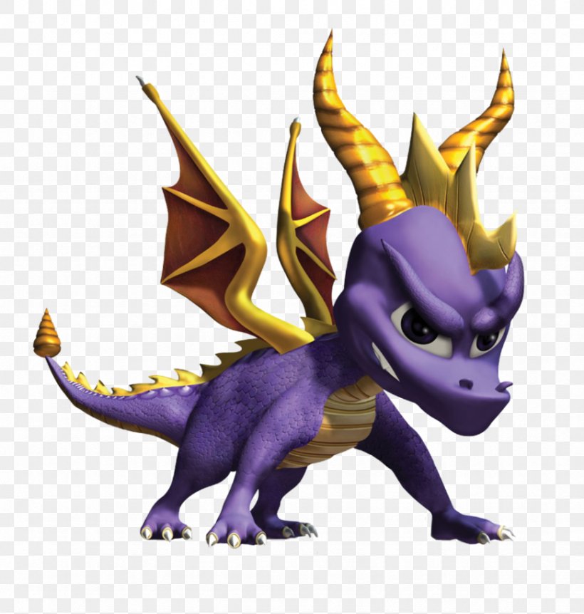 Skylanders: Spyro's Adventure Spyro The Dragon The Legend Of Spyro: The Eternal Night Spyro: Enter The Dragonfly Spyro: Year Of The Dragon, PNG, 871x916px, Spyro The Dragon, Action Figure, Dragon, Fictional Character, Figurine Download Free