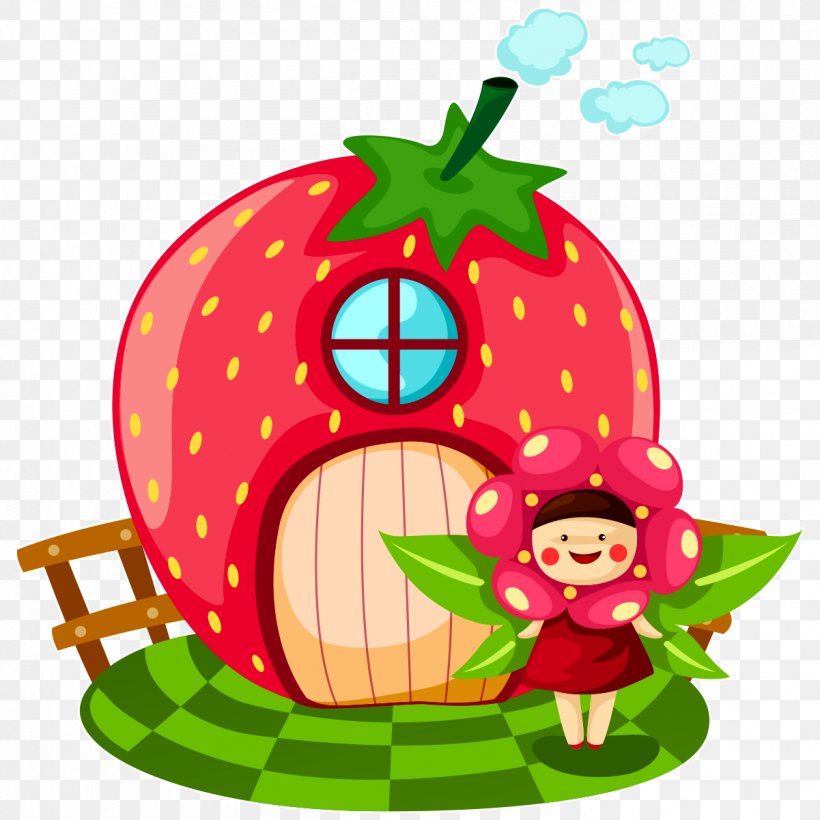 Strawberry Cartoon Clip Art, PNG, 1201x1201px, Strawberry, Cartoon, Drawing, Fictional Character, Food Download Free