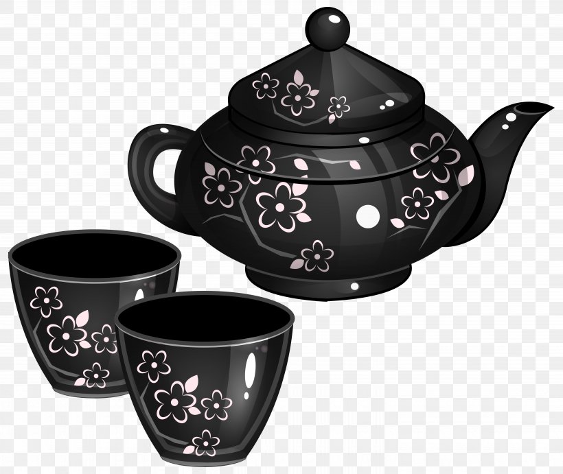 Tea Set Coffee Clip Art, PNG, 5955x5020px, Coffee, Black Tea, Bone China, Ceramic, Chinese Tea Download Free