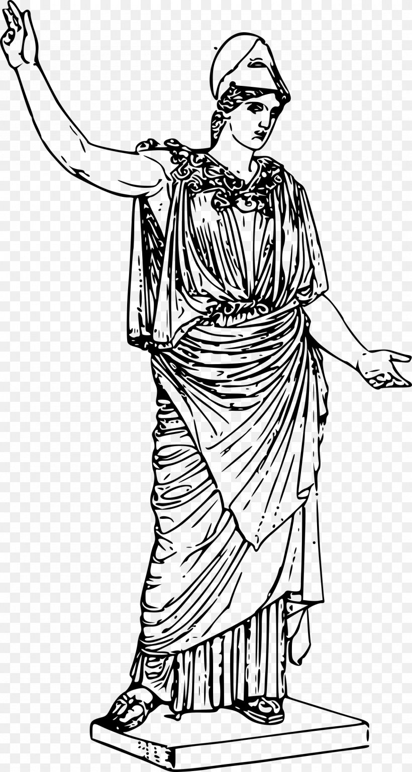 Athena Parthenos Clip Art, PNG, 1280x2400px, Athena Parthenos, Art, Artwork, Athena, Black And White Download Free