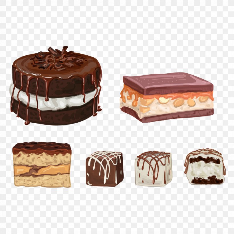Chocolate Truffle Chocolate Cake Chocolate Brownie Cupcake Birthday Cake, PNG, 1667x1667px, Chocolate Truffle, Birthday Cake, Box, Cake, Candy Download Free