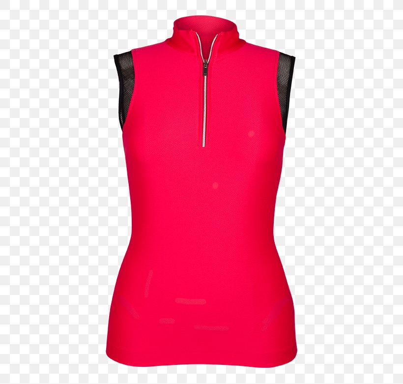 Gilets Neck Shirt RED.M, PNG, 500x781px, Gilets, Active Shirt, Active Tank, Magenta, Neck Download Free
