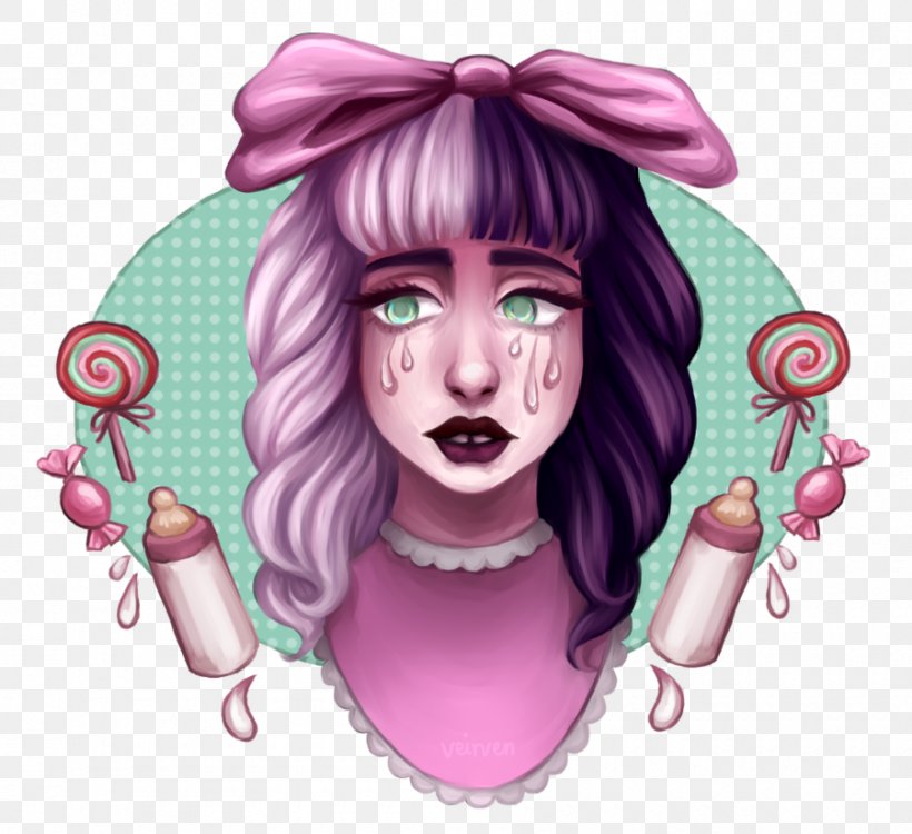 Melanie Martinez T-shirt Hoodie Cry Baby Bib, PNG, 900x824px, Melanie Martinez, Art, Artist, Bib, Brown Hair Download Free