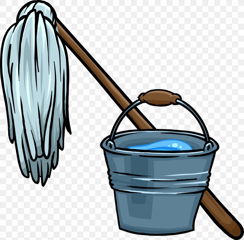 Club Penguin Mop Bucket Cleaner Clip Art, PNG, 2229x2197px, Club Penguin, Broom, Bucket, Cleaner, Cleaning Download Free