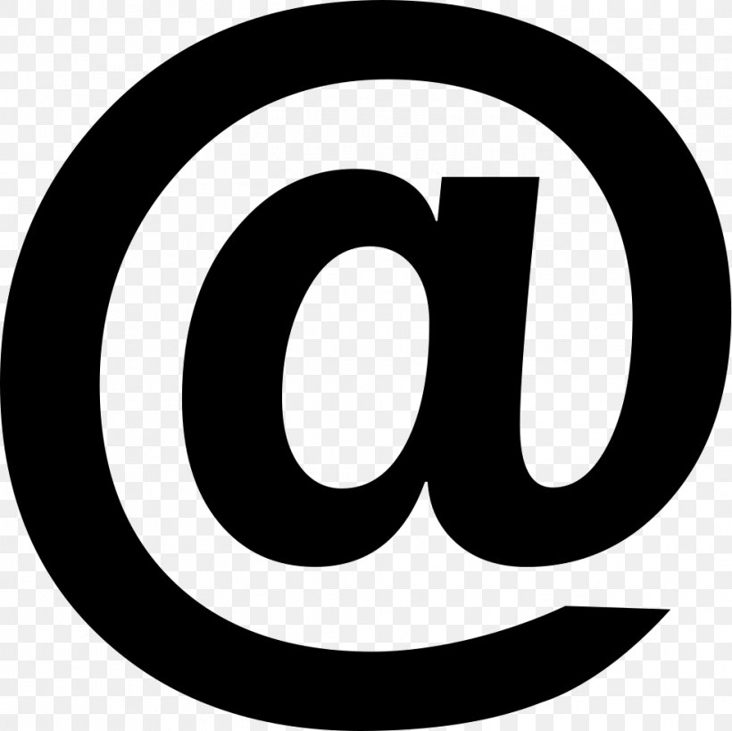 Email Internet Clip Art, PNG, 981x980px, Email, Area, Black And White, Brand, Icon Design Download Free
