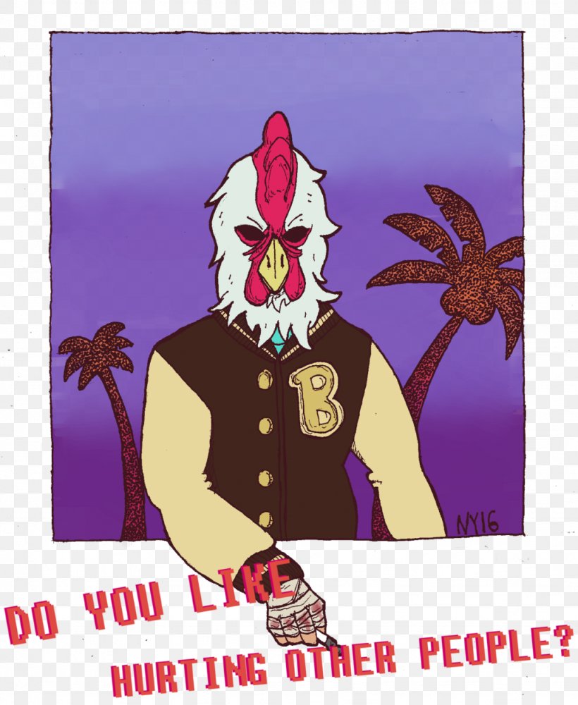 Hotline Miami 2: Wrong Number Fan Art, PNG, 1024x1249px, Hotline Miami, Art, Artist, Cartoon, Character Download Free