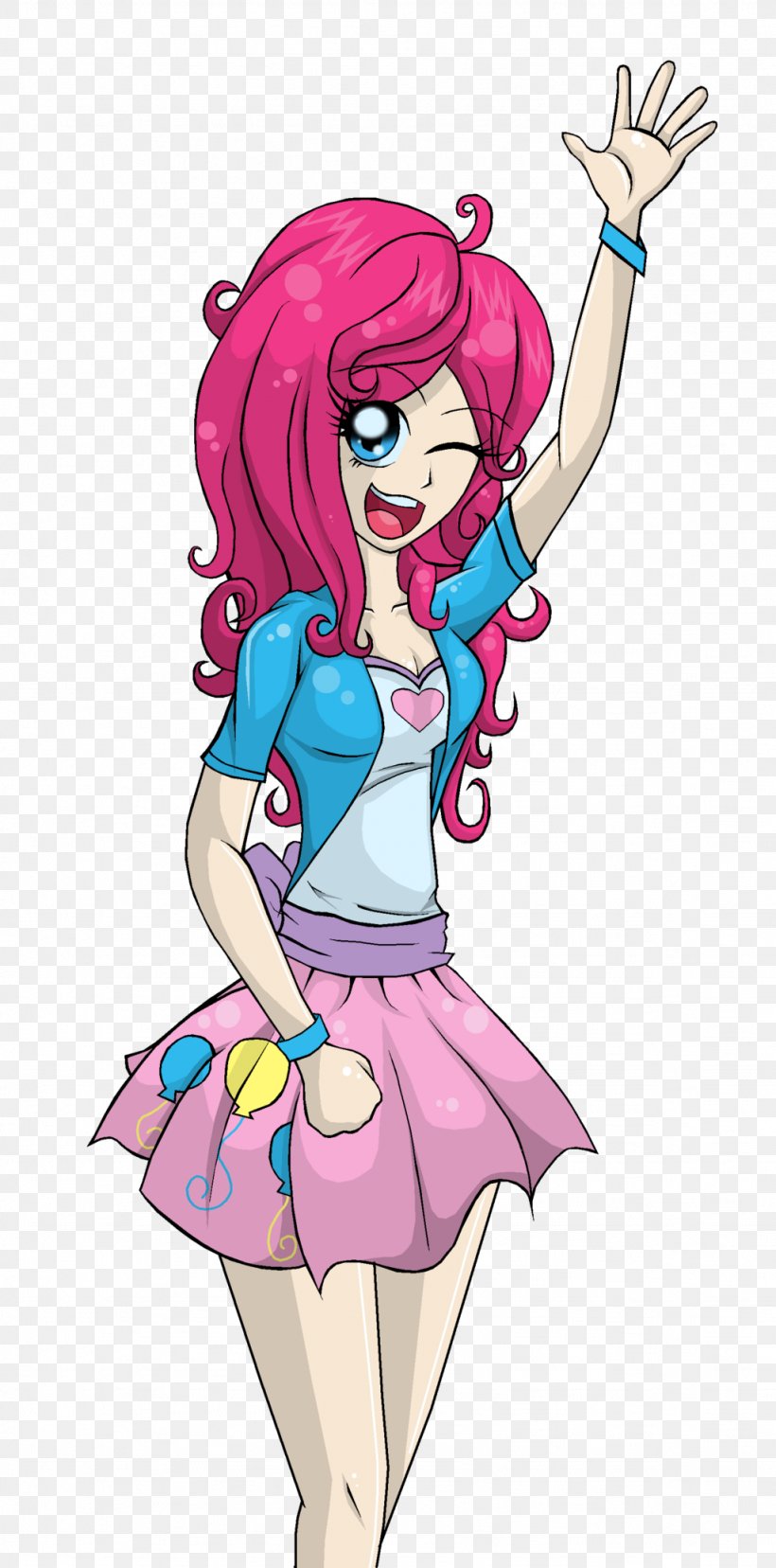 Pinkie Pie Rainbow Dash Rarity My Little Pony: Equestria Girls, PNG, 1024x2068px, Watercolor, Cartoon, Flower, Frame, Heart Download Free