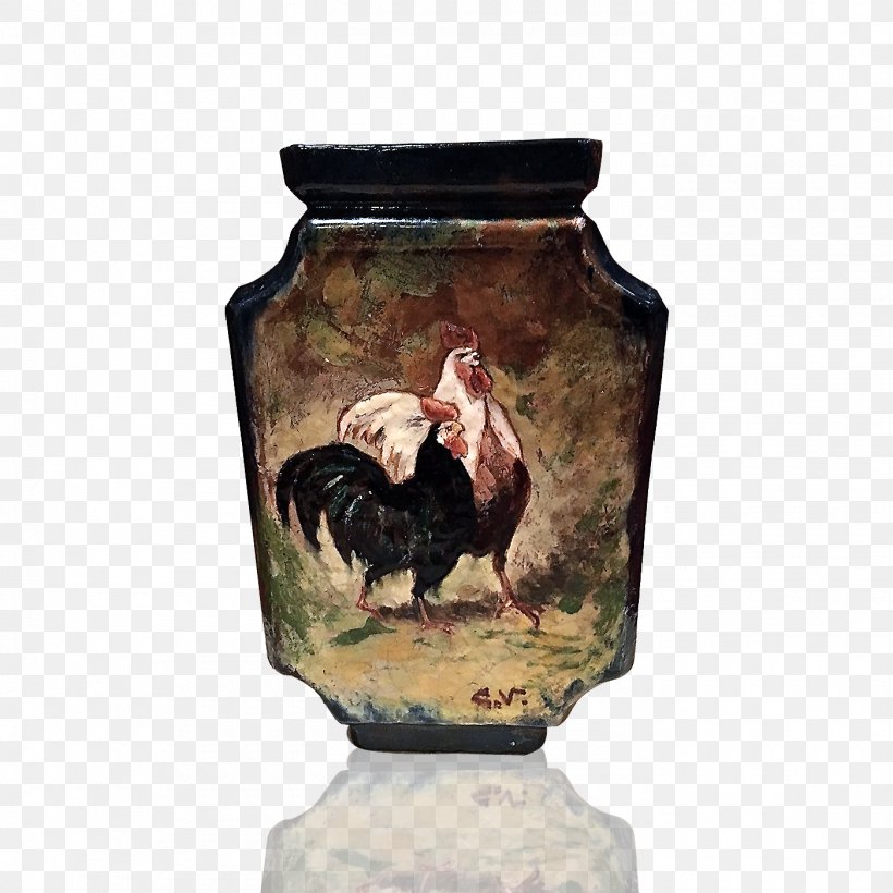 Rooster Vase Ceramic Urn, PNG, 1400x1400px, Rooster, Artifact, Ceramic, Chicken, Galliformes Download Free