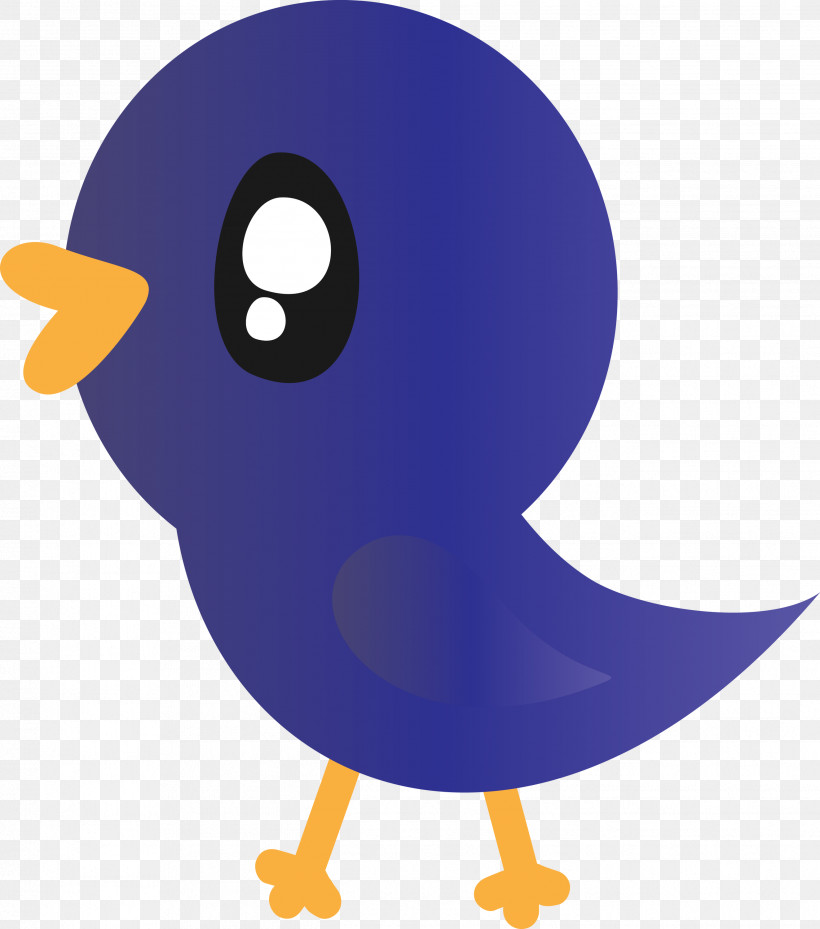 Beak Cartoon Bird Violet Perching Bird, PNG, 2646x3000px, Cute Bird, Animation, Beak, Bird, Cartoon Download Free