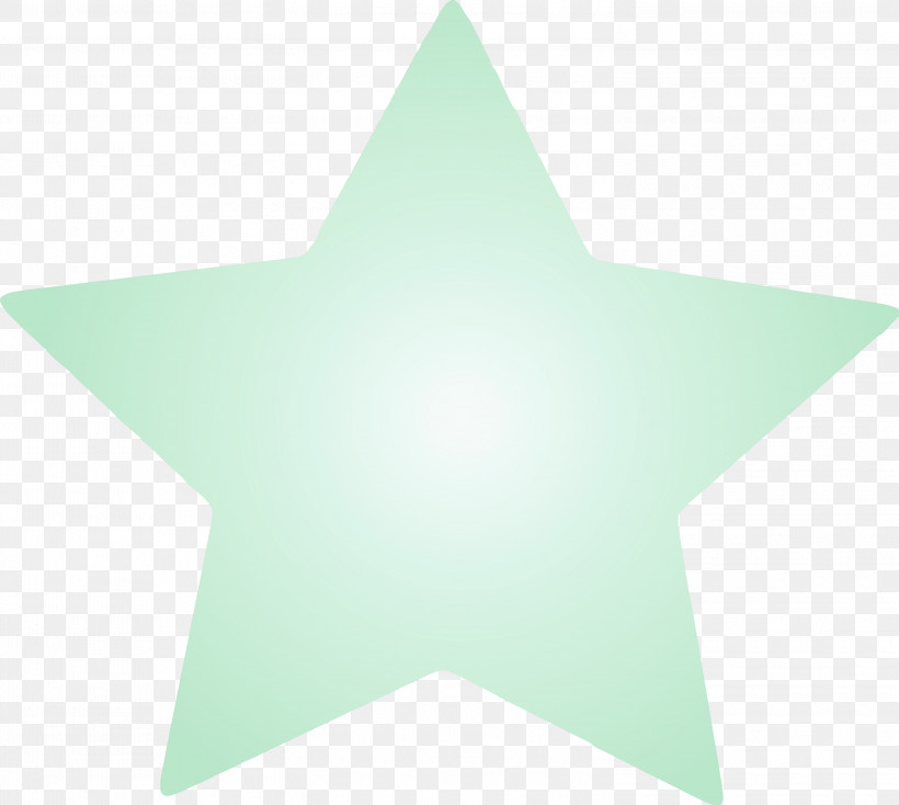 Star, PNG, 3000x2687px, Star, Green, Symmetry, Turquoise Download Free