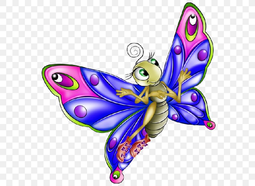 Butterfly Butterflies & Insects Clip Art Cartoon, PNG, 600x600px, Butterfly, Animated Film, Arthropod, Brush Footed Butterfly, Butterflies And Moths Download Free