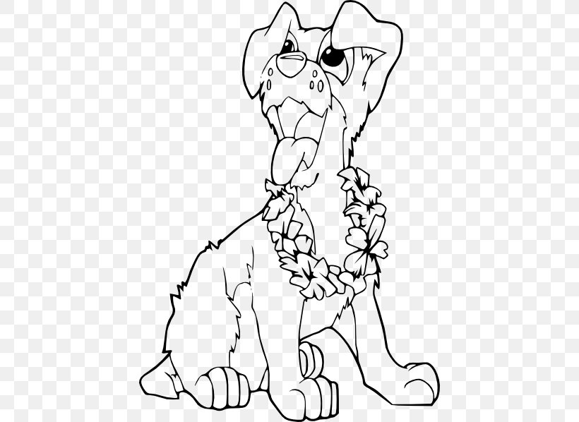 Puppy Dog Coloring Book Clip Art, PNG, 426x598px, Watercolor, Cartoon, Flower, Frame, Heart Download Free