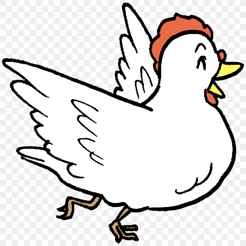 Rooster Ducks Birds Chicken Water Bird, PNG, 1200x1200px, Rooster, Area, Beak, Birds, Cartoon Download Free