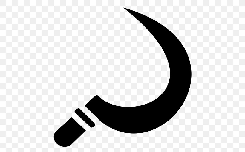 Sickle Tool Instument, PNG, 512x512px, Sickle, Black And White, Crescent, Instument, Khabarovsk Download Free
