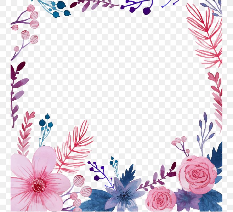 Flower Watercolor Painting Stock Illustration, PNG, 746x746px, Watercolour Flowers, Art, Drawing, Floral Design, Flower Download Free