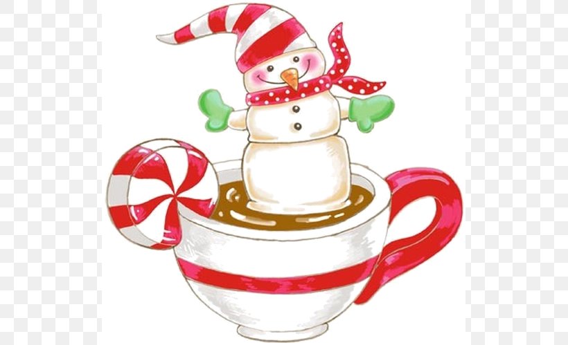 Hot Chocolate Coffee Clip Art Christmas Day Snowman, PNG, 525x499px, Hot Chocolate, Candy Cane, Christmas, Christmas Day, Cocoa Bean Download Free