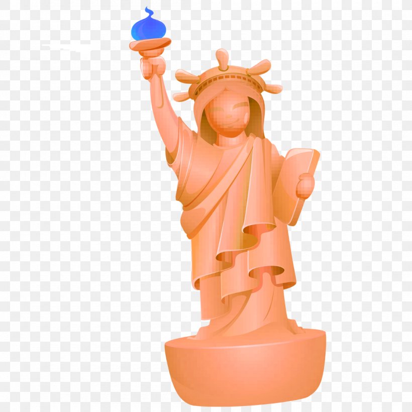 Statue Of Liberty Cartoon, PNG, 1100x1100px, Statue Of Liberty, Cartoon, Drawing, Fictional Character, Figurine Download Free