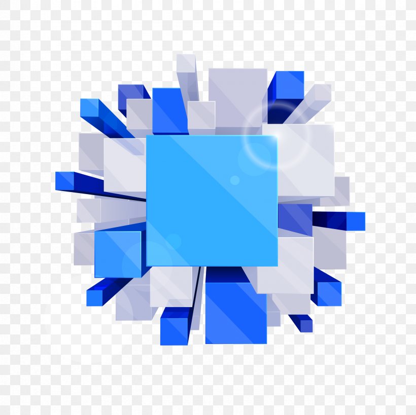 Cube Three-dimensional Space Euclidean Vector, PNG, 2362x2362px, Cube, Azure, Blue, Cdr, Electric Blue Download Free