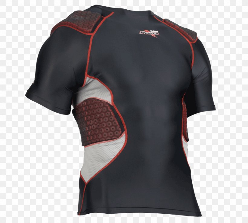 T-shirt Padding American Football Shoulder Pads, PNG, 900x812px, Tshirt, Active Shirt, American Football, Black, Clothing Download Free