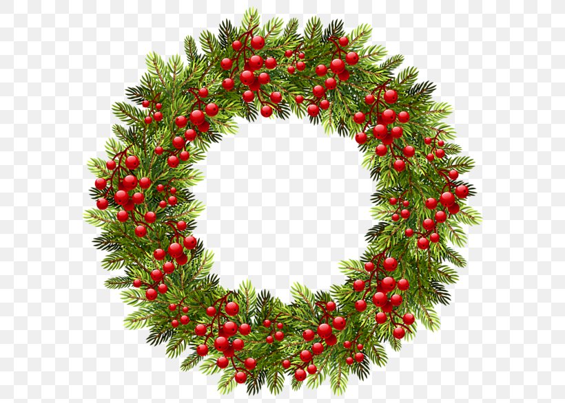 Wreath Christmas Decoration Clip Art, PNG, 600x586px, Wreath, Christmas, Christmas Card, Christmas Decoration, Christmas Lights Download Free