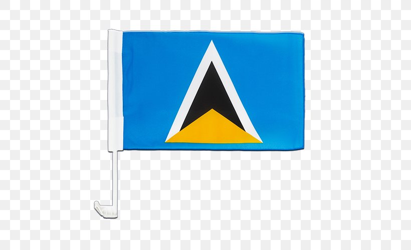 Flag Of Saint Lucia Flag Of Saint Lucia Fahne Car, PNG, 750x500px, Saint Lucia, Area, Blue, Boutique, Brand Download Free