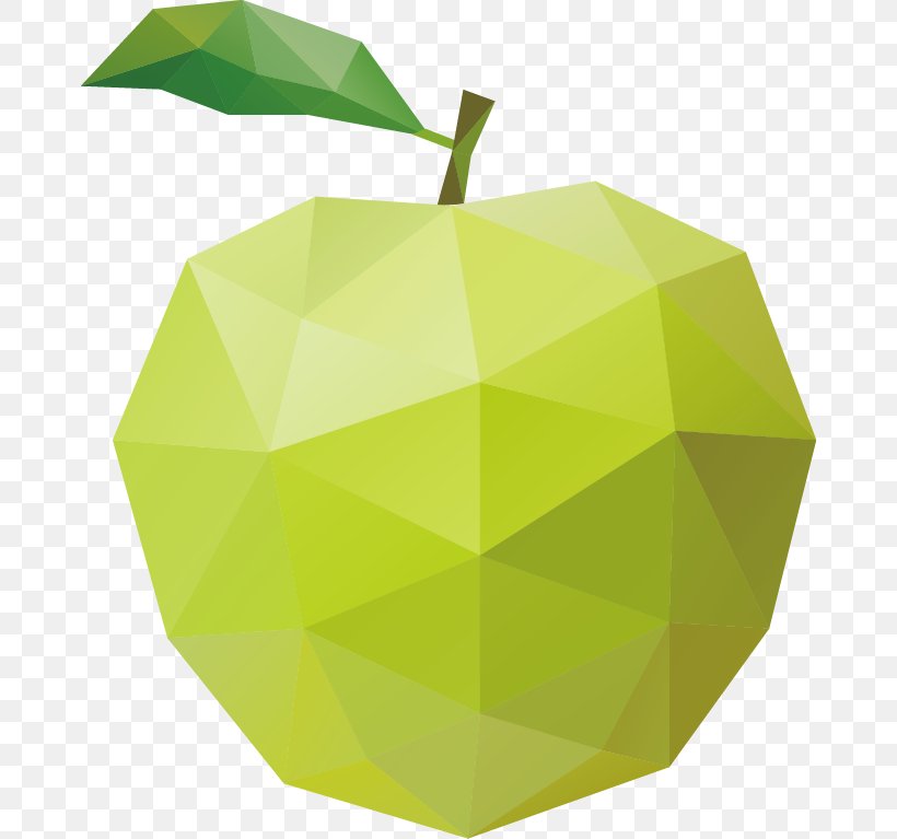 Geometry Polygon Mosaic, PNG, 672x767px, Geometry, Apple, Fruit, Green, Leaf Download Free