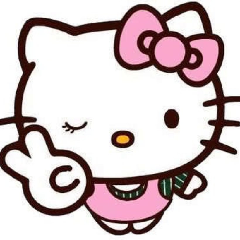 Hello Kitty Online Kitten Cat, PNG, 1024x1024px, Watercolor, Cartoon, Flower, Frame, Heart Download Free