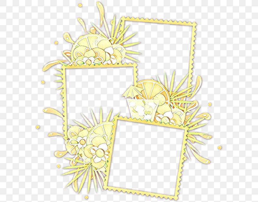 Floral Design, PNG, 600x644px, Paper, Floral Design, Picture Frames, Yellow Download Free