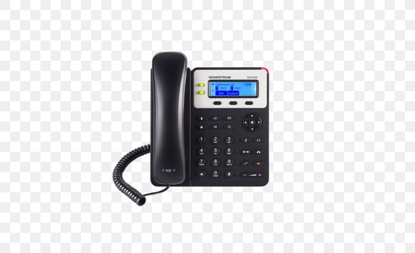 Grandstream GXP1625 VoIP Phone Grandstream Networks Telephone Voice Over IP, PNG, 500x500px, Grandstream Gxp1625, Asterisk, Business, Caller Id, Corded Phone Download Free