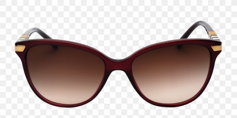 Sunglasses Burberry Goggles Optics, PNG, 1000x500px, Sunglasses, Brown, Burberry, Eyewear, Face Download Free