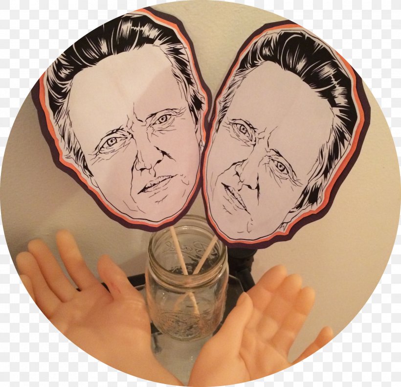 Christopher Walken Finger Mask, PNG, 2430x2347px, Christopher Walken, Dishware, Ear, Finger, Mask Download Free